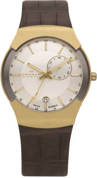 SKAGEN 983XLGLD HERREUR, BLACK LABEL